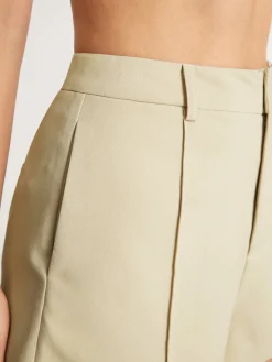 High Waisted Mini Trouser Shorts
