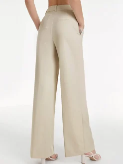 High Waisted Relaxed Fit Wide Leg Dress Pants