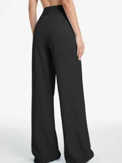 High Waisted Wide Leg Relaxed Fit Trousers