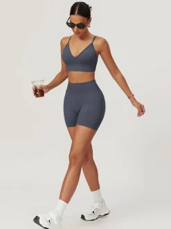 Hip-Lifting Yoga Shorts Set