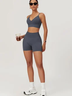 Hip-Lifting Yoga Shorts Set