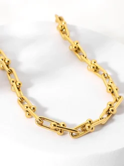 Horseshoe Buckle Bamboo Clavicle Choker