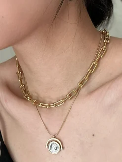 Horseshoe Buckle Bamboo Clavicle Choker