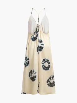 Ink Ripple Leisure Long Dress