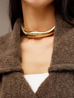 Irregular Lava Chunky Open Choker