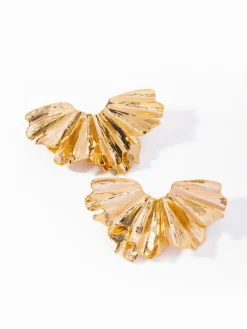 Irregular Leave Drop Earrings