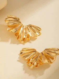 Irregular Leave Drop Earrings