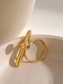 Irregular Minimalist Open Ring