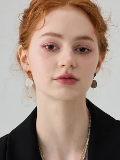 Irregular Natural Stone Earrings