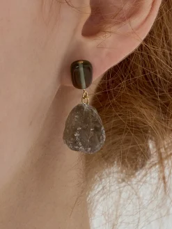 Irregular Natural Stone Earrings