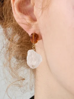 Irregular Natural Stone Earrings