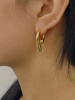 Irregular Twist Stud Earrings