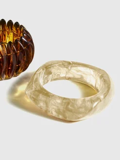 Irregular Wide Edge Acrylic Bracelet