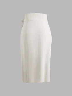 Isla Ivory Midi Skirt