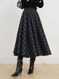Keep In Check Long Skirt