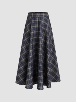 Keep In Check Long Skirt