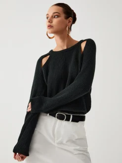 Keep Me Close Cutout Sweater