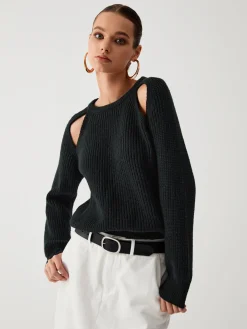 Keep Me Close Cutout Sweater