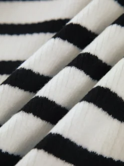 Knit Oversized Stripe Pocket Cardigan