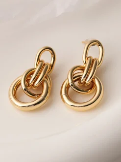 Knot Chunky Hoop Earrings