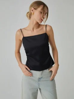 Knotted Backless Tank Top