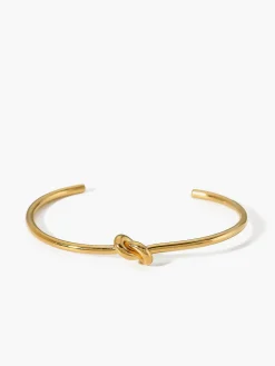 Knotted Open Bracelet
