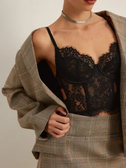 Lace Crop Cami Top