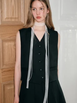 Lace Scarf Necklace
