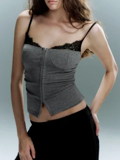 Lace Trim Petite Corset