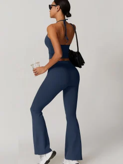 Lace Up Active Pants Set
