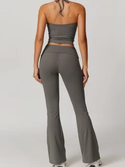 Lace Up Active Pants Set
