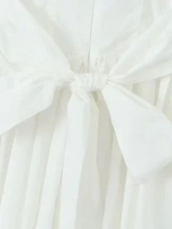 Lace Up Doll Collar Short Dress
