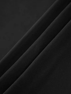 Ladder Ruffle Zippered Long Dress