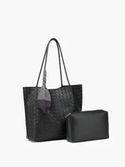 Large Braided Tote Bag