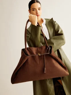 Large Capacity Suede Shoulder Bag
