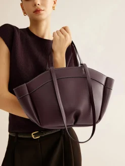 Large Capacity Top Handle Basket Bag