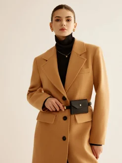 Leather Slim Belt Bag Set