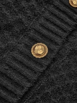 Leisure Asymmetrical Button Cardigan