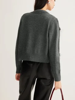 Leisure Button Sequins Cardigan
