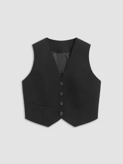 Leisure Button Up Vest