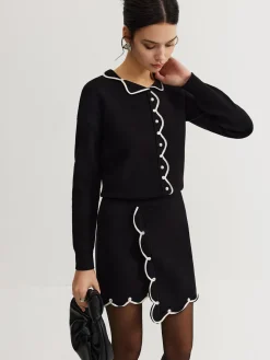 Leisure Contrast Trim Sweater Co-ords