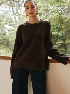 Leisure Cozy Draped Sweater