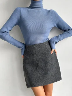 Leisure Piping A-Line Skirt