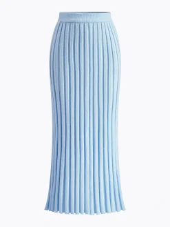 Leisure Pleated Knit Skirt