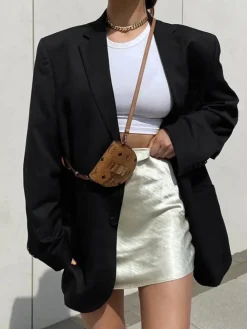 Leisure Relaxed Single Breasted Blazer