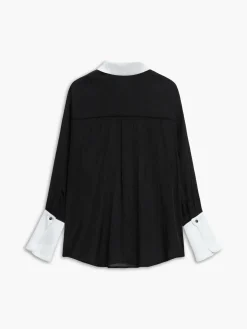 Leisure See Through Shirt With Cami Top