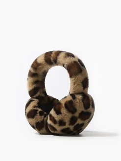 Leopard Fuzzy Earmuffs