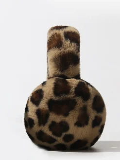 Leopard Fuzzy Earmuffs