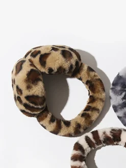 Leopard Fuzzy Earmuffs