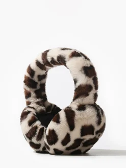 Leopard Fuzzy Earmuffs